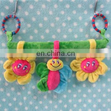 baby fans multifuctional hanging bed bell plush toy 3pc
