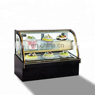 Luxury 5 Adjustable Shelves Upright Marble Cake Display Refrigerator / Showcase / Fridge