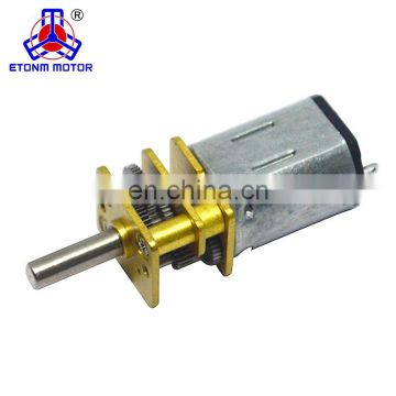1.5-9v low rpm N20 12mm electric lock dc micro gear motors