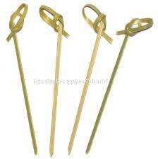 China supplier wholesale bamboo skewer pick bamboo cocktail picks cocktail sticks for appetizer
