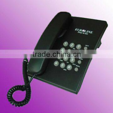 T/P black telephone basic no display telephone