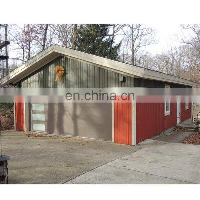 Prefabricated steel metal car garage one story movable cheap