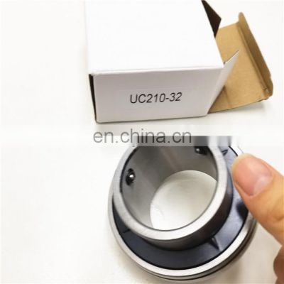 Cheap price UC210-32 Radial insert ball bearing UC210-32 Wide Inner Ring Ball Bearing UC210-32 with Set Screw Locking in stock