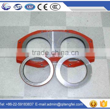 Competitive price concrete pump spare parts concrete pump cutting ring and wear plate