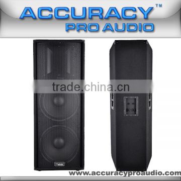 Dual 15 Inch Wood Speaker Cabinet 2 Ways Speaker APA215L