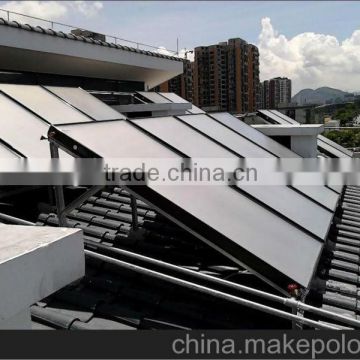 500L split pressurized solar energy systems /pressurized compact solar water heater system with Porcelain enamel inner tank