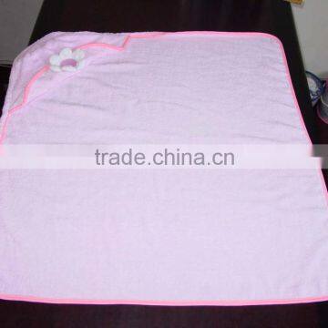 cotton baby towel in terry cloth