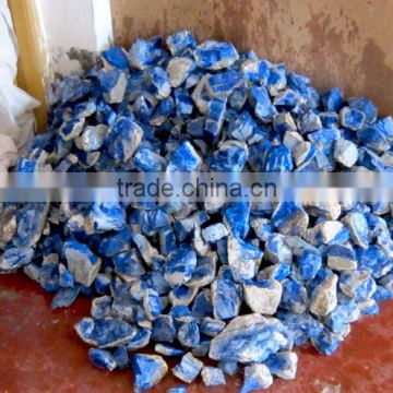 Lapis lazuli rough stones