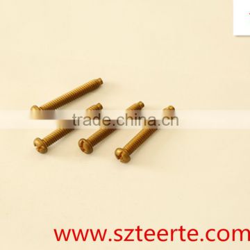 brass security internal threading set screw and fastener