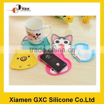 Cute waterproof rubber silicon table mat