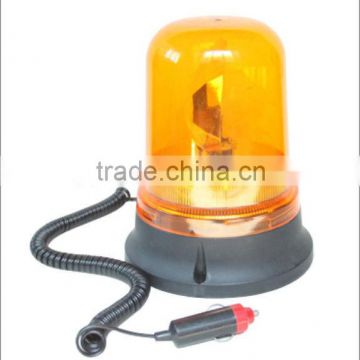 Amber Strobe Beacon Safety Flasher Warning Light / Magnetic Mount 12V