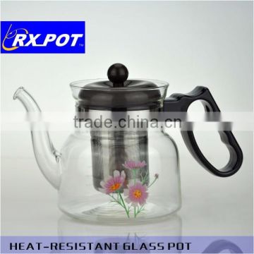 Hot Selling Useful Gift Hand Blown Pyrex glass Coffee kettle 600B/1400B/2000B