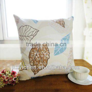 Soft sofa cushion/ colorful leaf design cushion