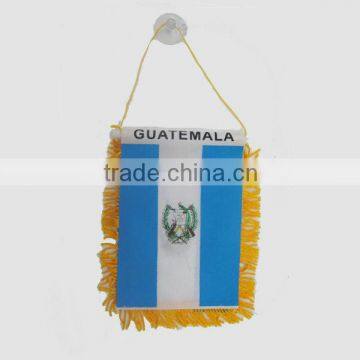 banner printing,hanging string Guatemala banner,sport team flag pennant