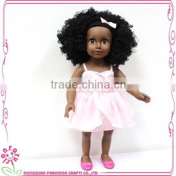 Farvision Vinyl African Girl Dolls 18 Inch Wholesale