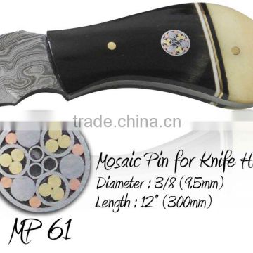 Mosaic Pins for Knife Handles MP 61 (3/8") 9.5mm