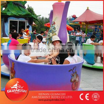 Hot selling outdoor amusement equipment coffee/tea cups rides for kids and adults