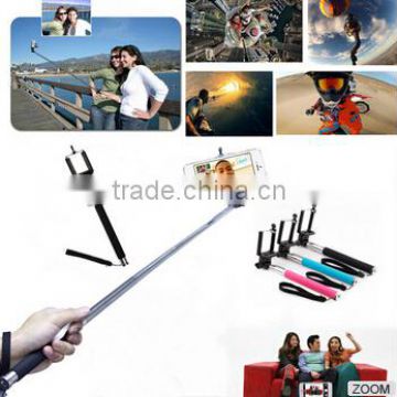 Sunlnnya Factory Direct Selling High Quality Retractable extendable handheld monopod with phone holder