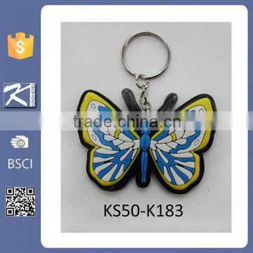 Promotional design high quality soft pvc keychain for sale