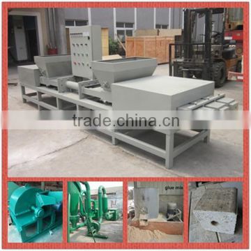 New type Sawdust Cubic Pallet Hot Press Machine for pallet feet