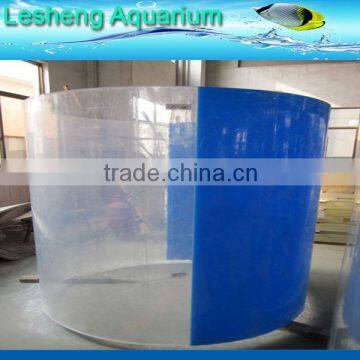 chinese style cylindical aquarium tank