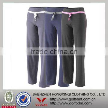 Nylon Spandex Blend Slim Fit Ladies Custom Yoga Pants