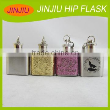 Special grade customized wine hip flask stainless steel