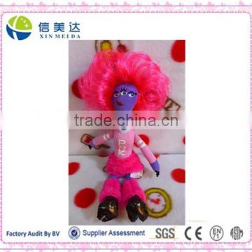 Popular Pink Monster Cartoon soft Yangzhou doll toy