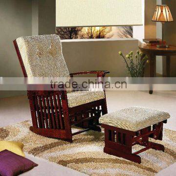 Popular Middle East Antique glider chair with ottoman