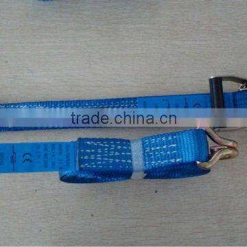 strap lashing hook with J or flat / lashing material / tie down straps