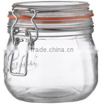 Glass sealed jar