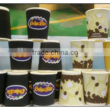 50Pcs Disposable Paper Cups Solid Party Events barking cup Catering Food Tableware Drink