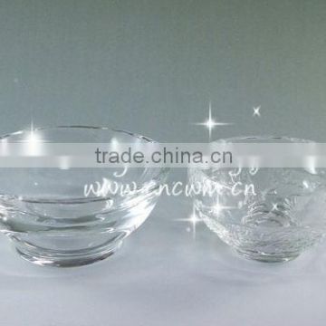 2015 Wholesale beautiful colorful crystal bowl for home decoration and wedding gift