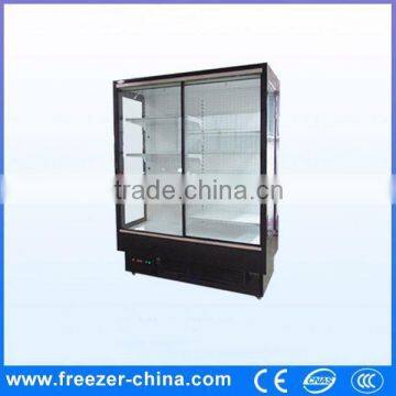 Glass door direct cooling flower cold showcase