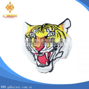 Top sale animal theme high quality cheapest customized embroidery tiger patch
