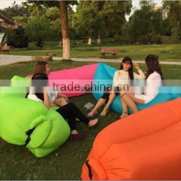 Inflatable Air Bed Sofa Camping Travel Holiday Beach Lazy Sleeping Bag / inflatable air bed for outdoor