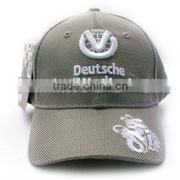 fashion100% casquette cotton racing cap,car brand promotional racing cap