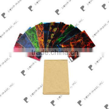 Liquid Image water transfer printing film flame patterns hydrographic film hydro dipping film 40x50 Package NO.X5FL10V1