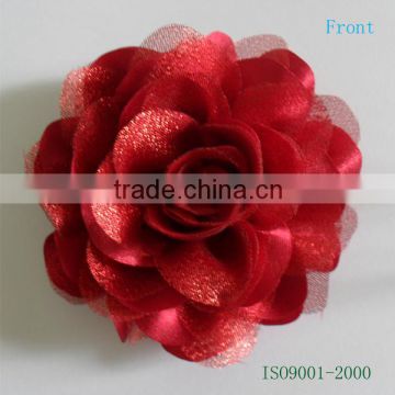 artificial flowers for sale/fabric flowers for wedding decoration/decorative handmade mesh flowers for dresses