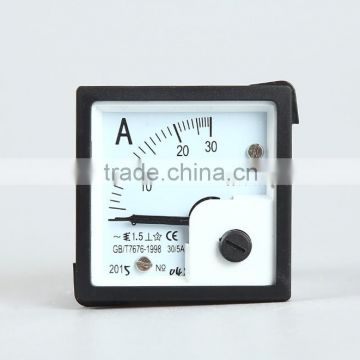 30/5A Pointer type ac current meter 48*48 SQ48 ac voltmeter