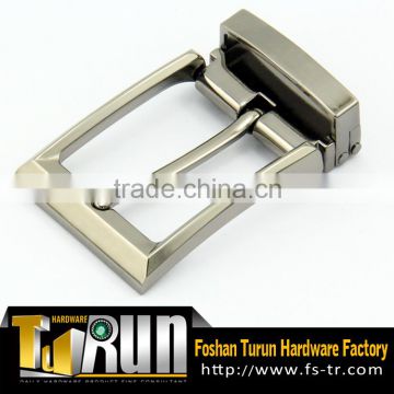 New style metal pin reversible belt buckle