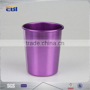 Small empty reusable drinking cups