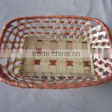 Customized color bamboo basket made in Vietnam