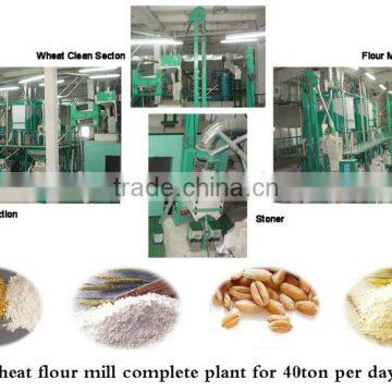 flour mill wheat processing equipments 5t/d~300t/d