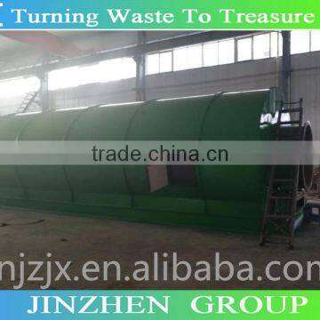 automatic slag feeding door Waste Tire Pyrolysis Oil Recycling Machine