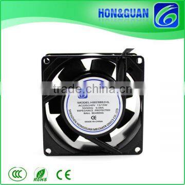 120*120*38mm Aluminum Alloy Frame 380v Axial Cooling Fan for Electronics Ventilation