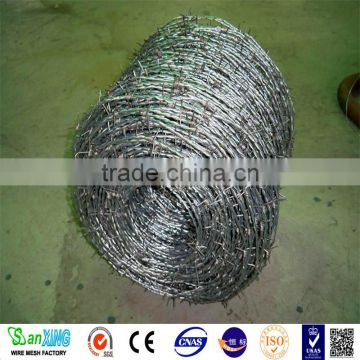 alibaba China high tensile galvanized sharp barbed wire for security fence