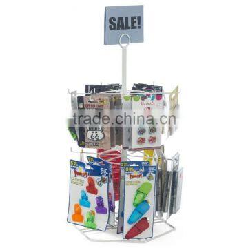 2 -Tier Hanging Merchandise Countertop Spinner Rack