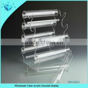 Alibaba Wholesale Clear acrylic bracelet display rack