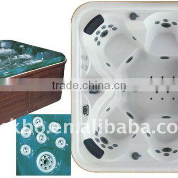 Powerful 2-4 person inflatable hot tub made in china